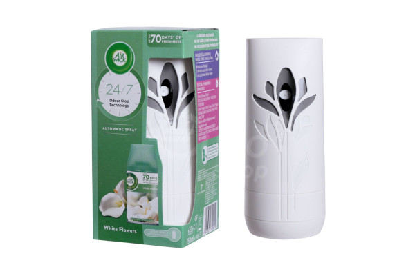 Komplet osvěžovače vzduchu Air Wick 250ml WHITE FLOWERS