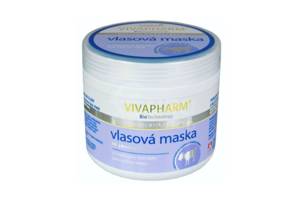 Dámská maska na vlasy Vivapharm 600ml Kozí mléko