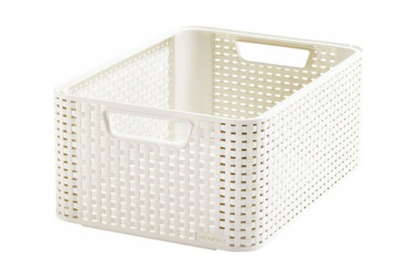 Košík Curver Style 19,5x28,5x13cm - smetanový