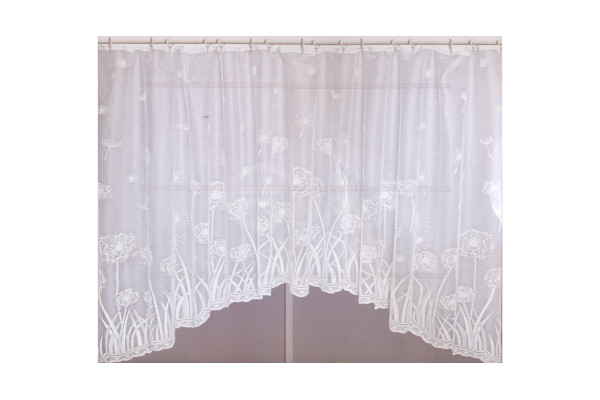 Hotová oblouková záclona H & T 2674 - 160 x 320cm